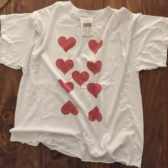 Brandy Melville Tops - NWT john galt Brandy Melville heart tee